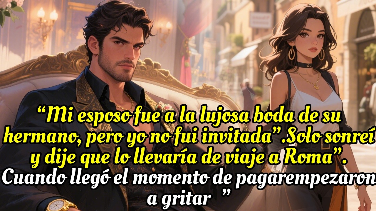 🚫No me invitaron a la boda de mi cuñado💒; sonreí y fui a Roma😏, cuando tocó pagar, ellos💸…