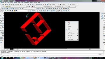 Autocad 2006 video tutorial 6 in urdu by Engineer Ali haider , 2D to 3D