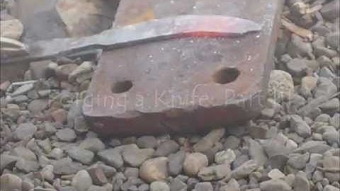 Forging a Tool Steel Knife Out of a File: Part III
