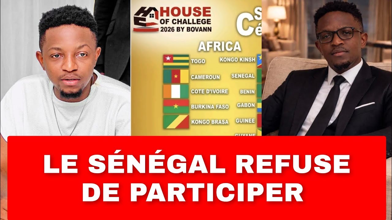 ⛔️C'EST GATÉEE:HOUSE OF CHALLENGE, LES SÉNÉGALAIS RECADRE BOVAN