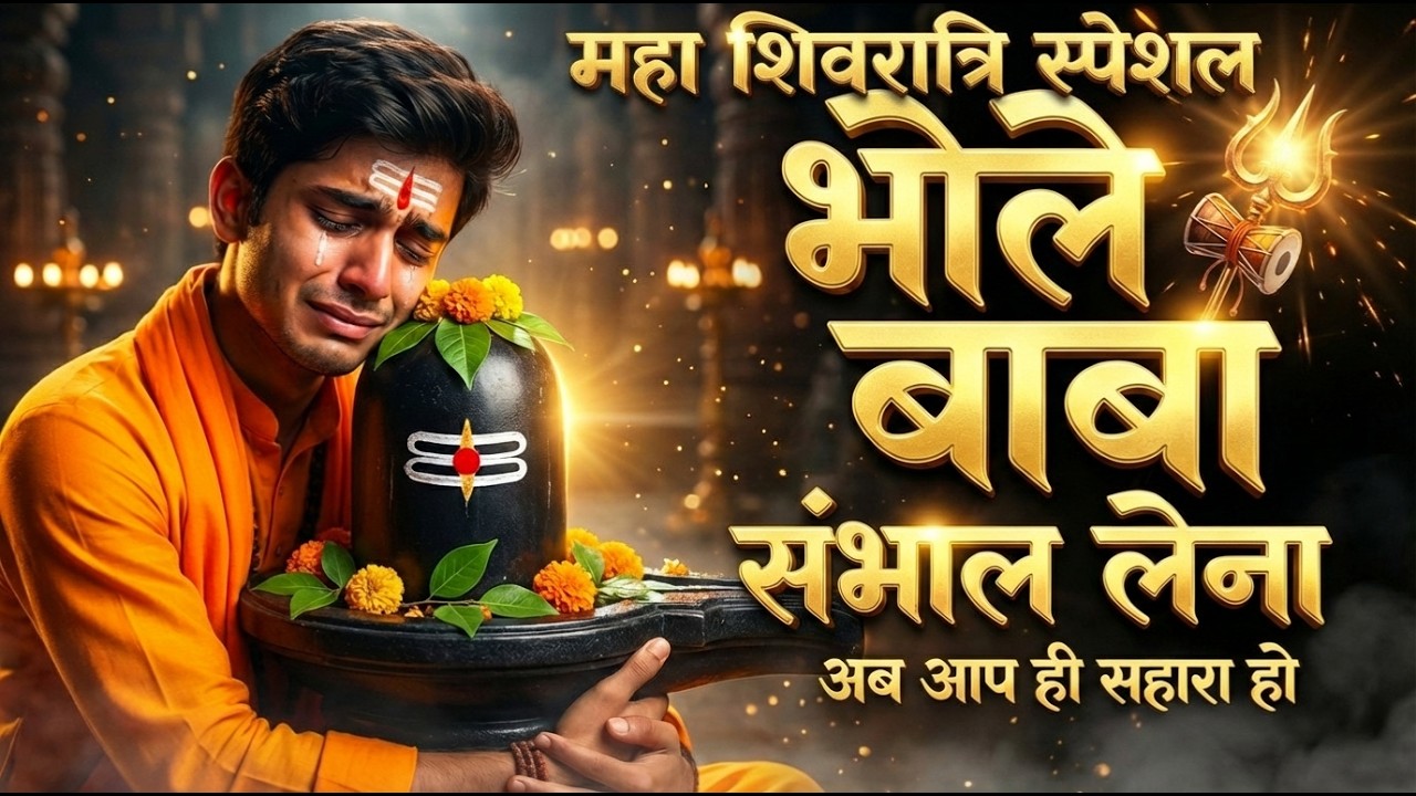 भोले बाबा संभाल लेना 😭🙏 | जब और कोई सहारा नहीं | Bhole Baba Sambhal Lena |  Shiva Devotional Song
