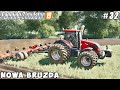 Stacking hay bales, spreading manure, new tractor & plow | Nowa Bruzda | FS 19 | Timelapse #32