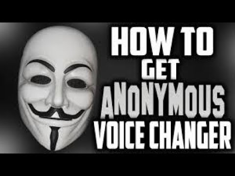 How To The Voice | Anonymous Voice Changer [Text voice] - YouTube