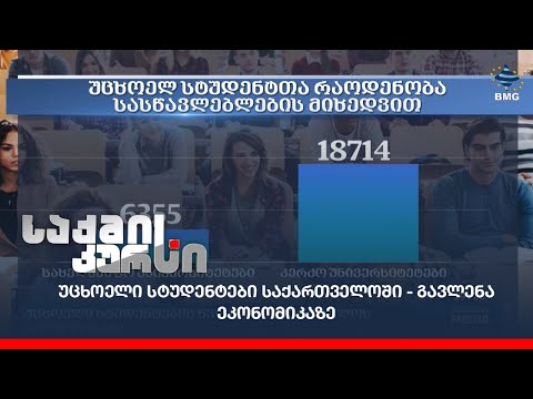 უცხოელი სტუდენტები საქართველოში - გავლენა ეკონომიკაზე