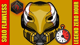 HUNTER - Solo FLAWLESS Zero Hour On LEGEND Difficulty (EXOTIC Mission) Updated Version - Destiny 2