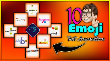 Alight motion emoji text presets | alight motion presets | Xml Presets