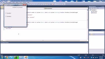 Visual Basic tutorial: CheckBox