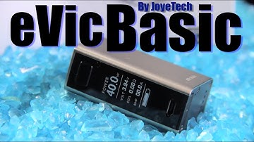 eVic Basic ~Mini Mod~ (Review and First Look)  by: JoyeTech