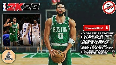 2K23 Updated Roster Android Offline | No F1VM | HD Graphics | Gameplay | Celtics vs 76ers 2K23