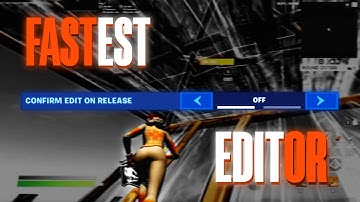 Fastest NO edit on release editor