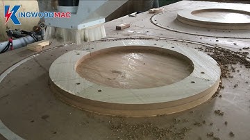 Sử dụng máy cnc router 2 bàn gia công cắt ván, phay,...hiệu quả cao | Kingwoodmac