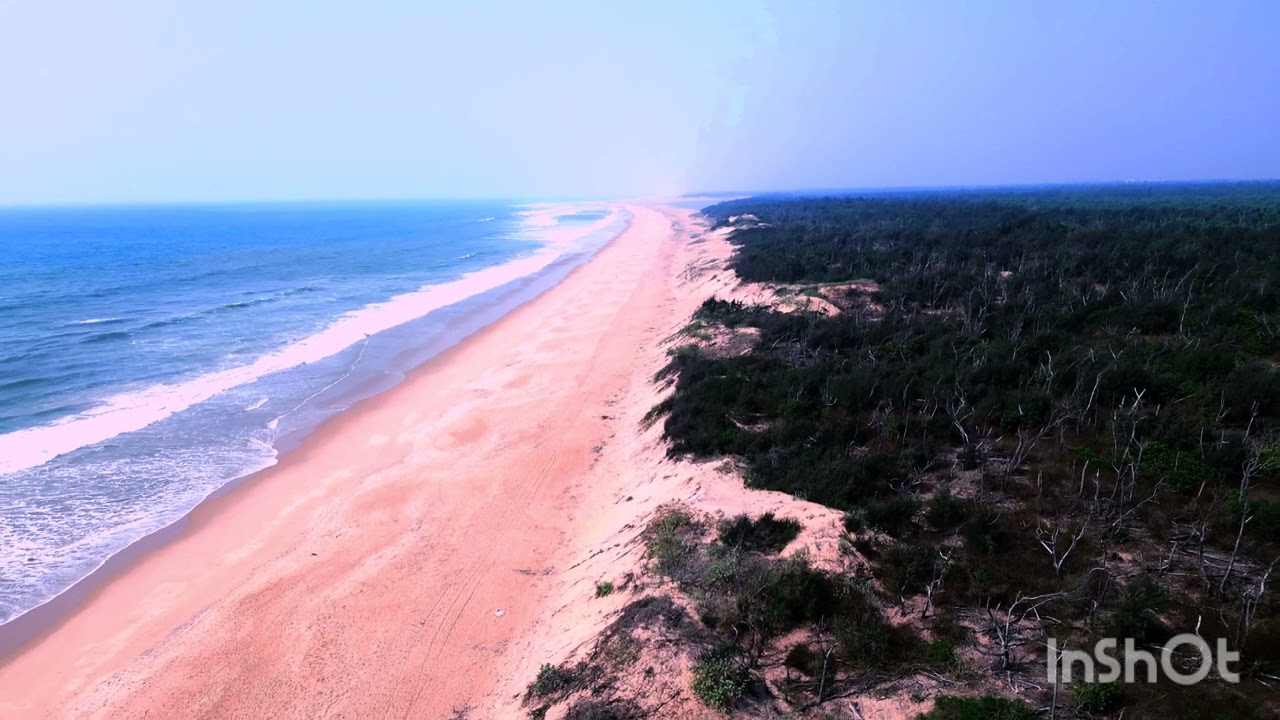 Puri sea beach view 4k view