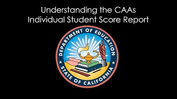 2017-18 Understanding the CAAs Individual Student Score Report