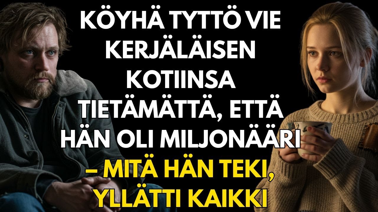Köyhä tyttö vie kerjäläisen kotiinsa tietämättä, että hän oli miljonääri – mitä hän teki, yllätti...