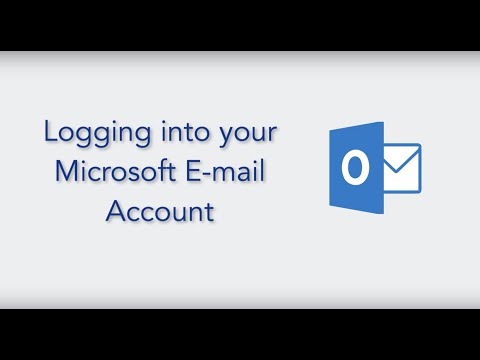 How to Login to your Microsoft Email