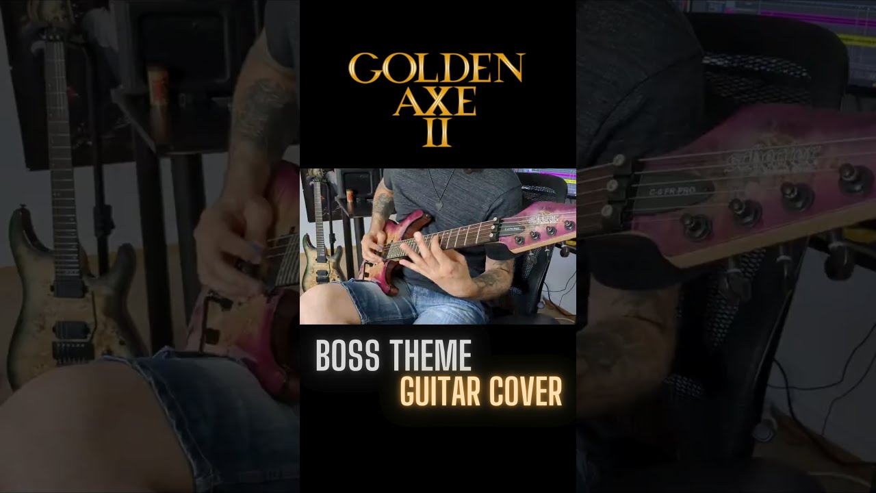 Golden Axe 2   Boss Theme Guitar Cover   guitar  videogames  guitarcover  goldenaxe  sega
