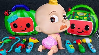16 Minutes Satisfying with Unboxing COCOMELON Doctor Set, Doctor First Aid Toys ASMR | Review Toys