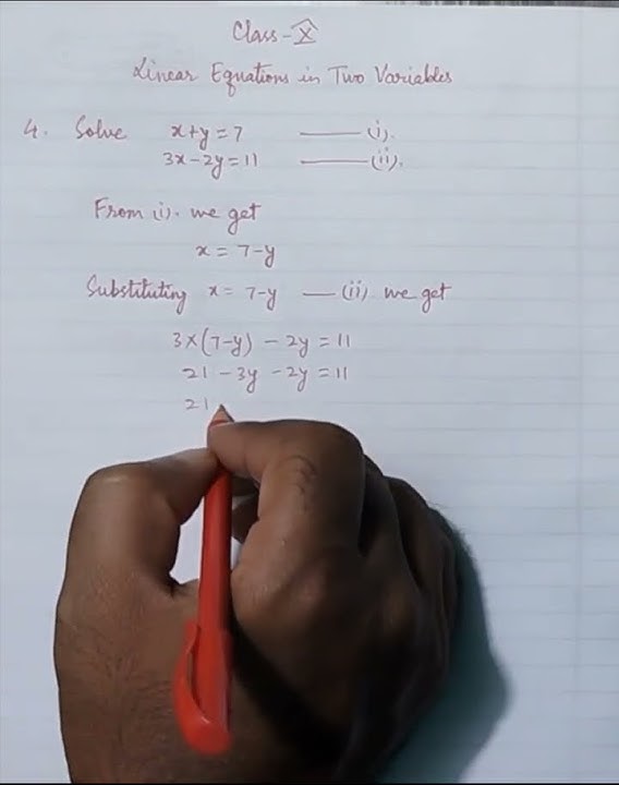 Class X Maths (Linear Equations-4)