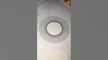Spirograph Drawing Art | #Atik_official #shorts #spirograph