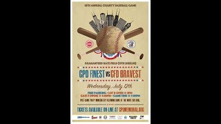CPD's Video Series Presents: Save the date, CPD vs CFD's Baseball game for charity. 7/12/17