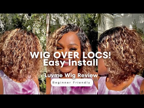 How to Install a Wig Over Locs | Luvme Hair Review + Beginner Friendly Method