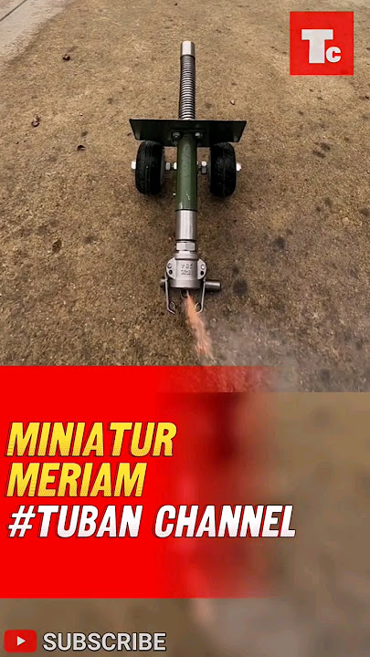 Miniatur meriam ini bisa menembak dan meletus #shorts #miniature #meriam #bomb #toys #fyp