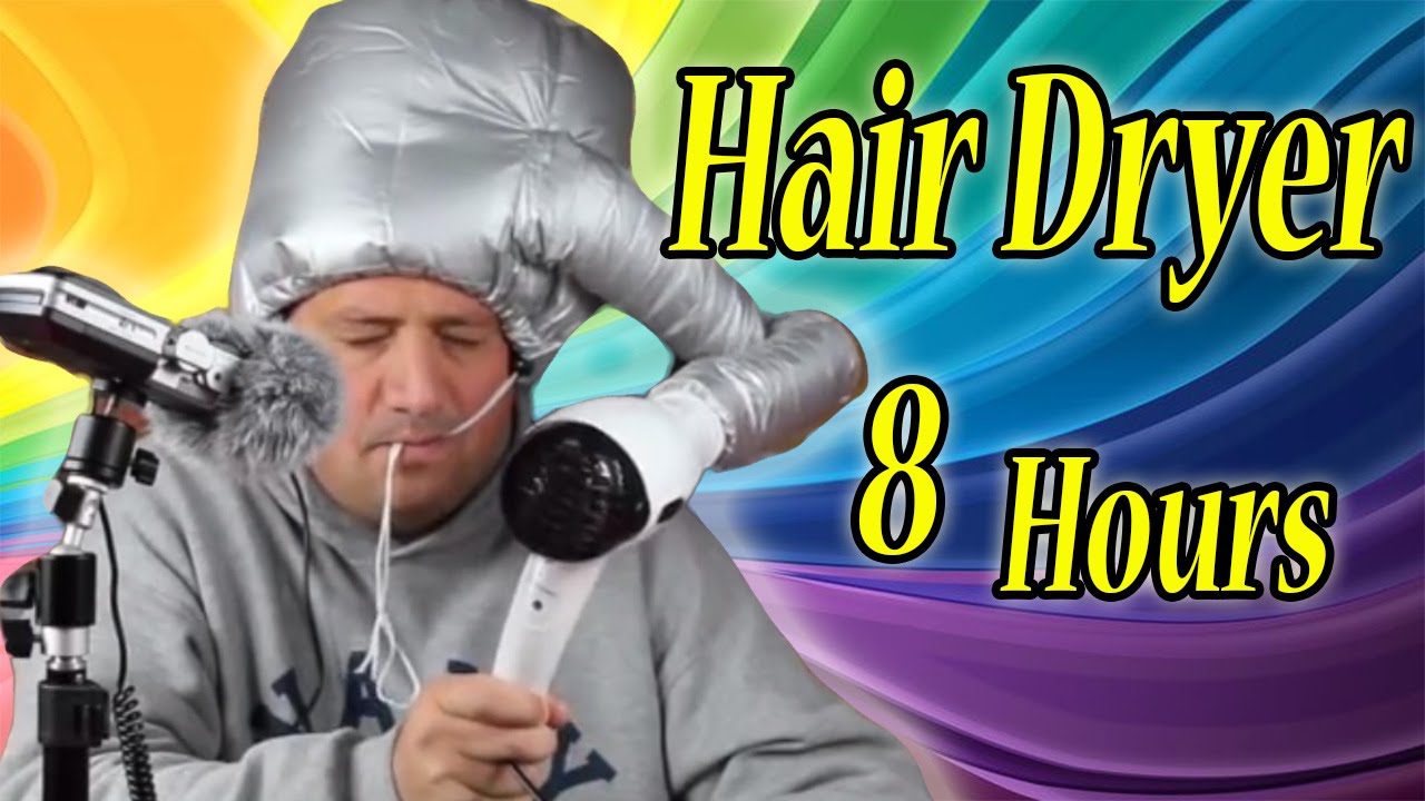Hair Dryer asmr 8 hours White Noise fen za bebe YouTube