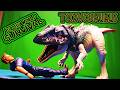 Mattel Jurassic World Survival Gigantic Thrashers torvosaurus toy review