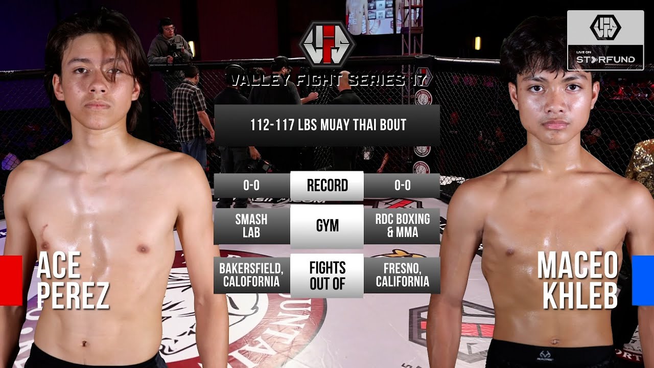 VFS 17: Youth Muay Thai - Ace Perez vs Maceo Khleb - Table Mountain Casino Resort - Fresno, CA - 559