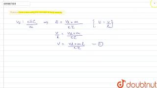 Deduce Ohm\'s law using the concept of drift velocity. | CLASS 12 | CURRENT ELECTRICITY | PHYSIC...