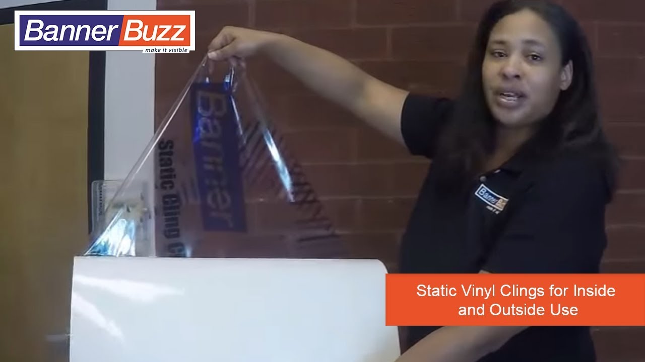Static Vinyl Clings For Inside And Outside Use Youtube
