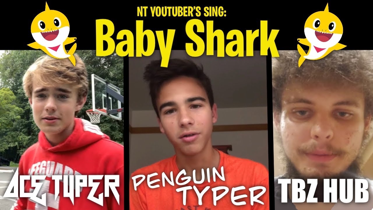Nitro Type YouTubers Sing “Baby Shark” (Ace Typer, TBZ Hub, Penguin Typer, Speed Typing, and MORE)