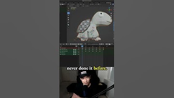 Creating Your First Walk Animation - making a 3d game character in Blender - 3.4: Dino Turtle