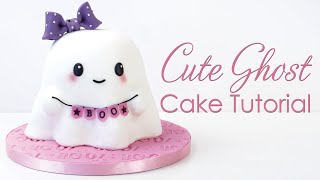 Cute Halloween Ghost Cake Tutorial by CakesbyLynz 12,087 views 1 year ago 18 minutes