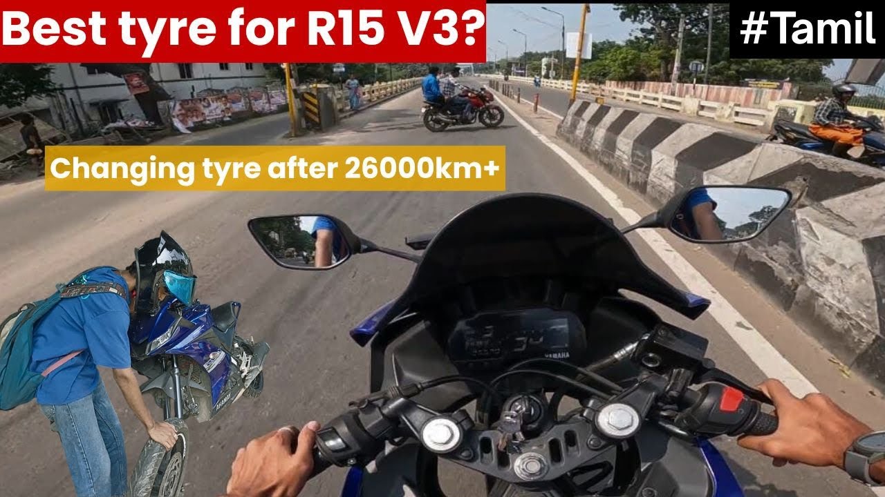 NEW TYRE FOR MY R15 V3s  | BEST TYRE FOR V3 | 
