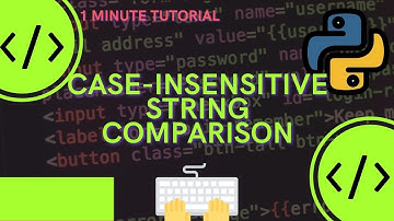 Case-insensitive String Comparison in Python #Shorts