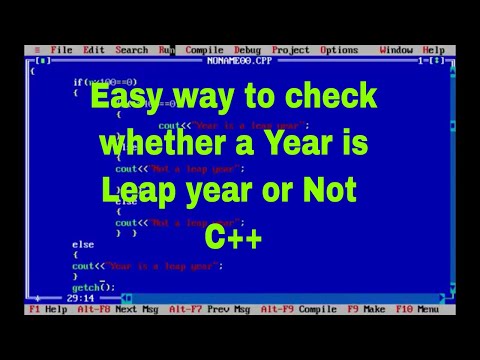 Whether a Year is Leap year or Not in C++ || OneRule