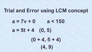Trial And Error Concept Using Lcm Learn Math Without Memorizing Easy Maths Its Application