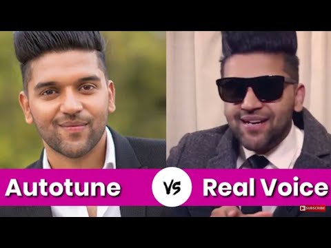 GURU RANDHAWA Autotune Vs Real Voice | Autotune And Real Voice Compare