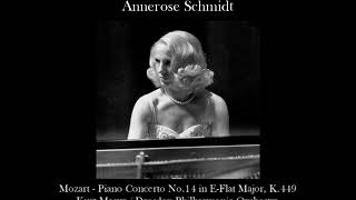 Annerose Schmidt Mozart - Piano Concerto No.14 Kurt Masur Dresden PO