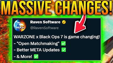 Call Of Duty Is COMPLETELY CHANGING WARZONE...