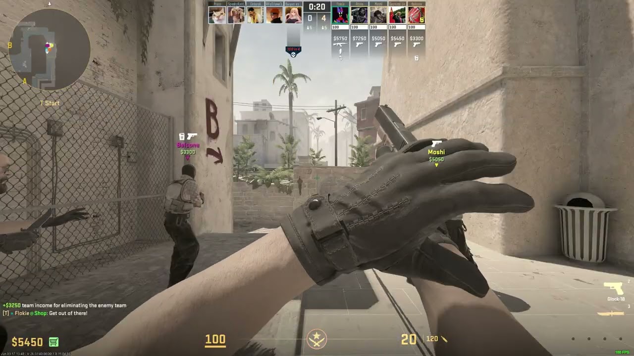 Counter-Strike 2 on Nobara 42 (Linux) - 5800X3D / RX 6800 XT