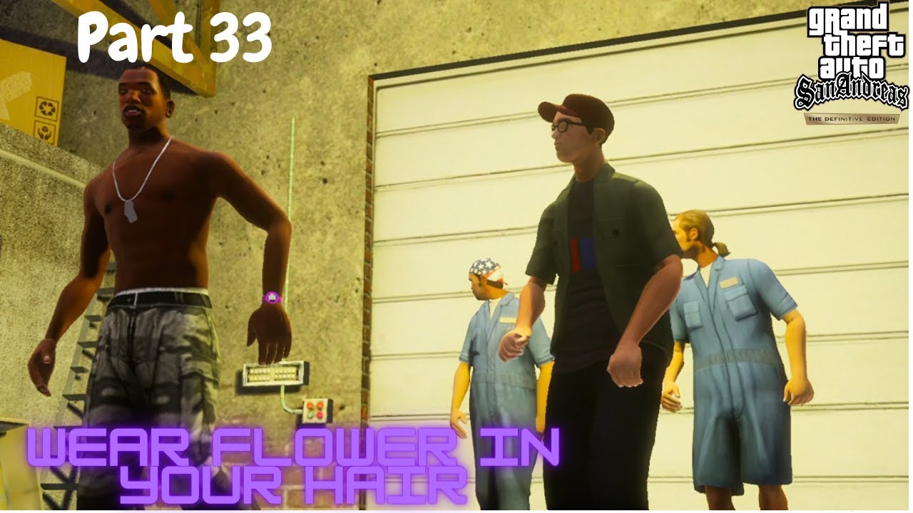 wear flower in your hair! GTA San Andreas The Definitive Edition