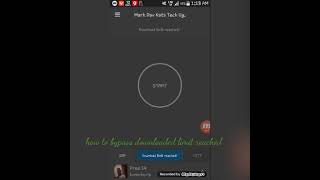 How to bypass downloaded limit reached on Droid vpn using Airplane mode screenshot 5