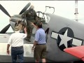 Red Tail Mustang Arrives at Bowling Green KY Airport - WBKO Report