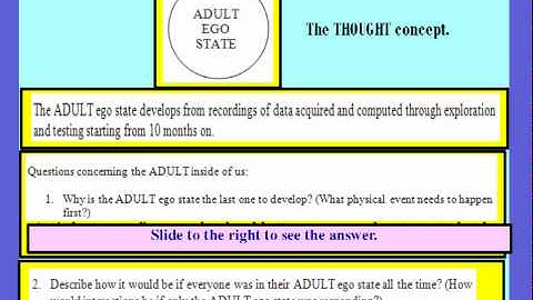 Transactional Analysis Part 2