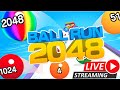 LIVE 🔴 Ball Run 2048 – Can We Reach MAX LEVEL? 🚀🔥"#live