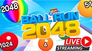 LIVE 🔴 Ball Run 2048 – Can We Reach MAX LEVEL? 🚀🔥"#live