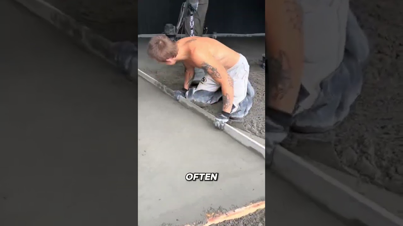 Ручная техника выравнивания бетона – традиционные навыки против современных инструментов. 🙏👍