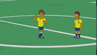 The Simpsons soccer joke